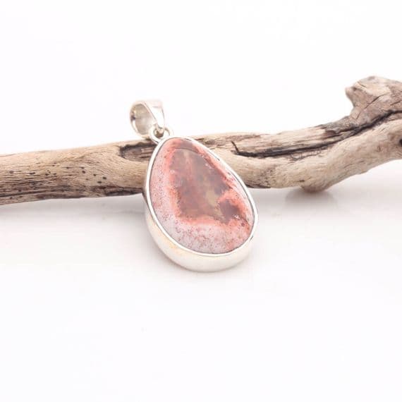 Fire Opal Pendant | KSC Crystals
