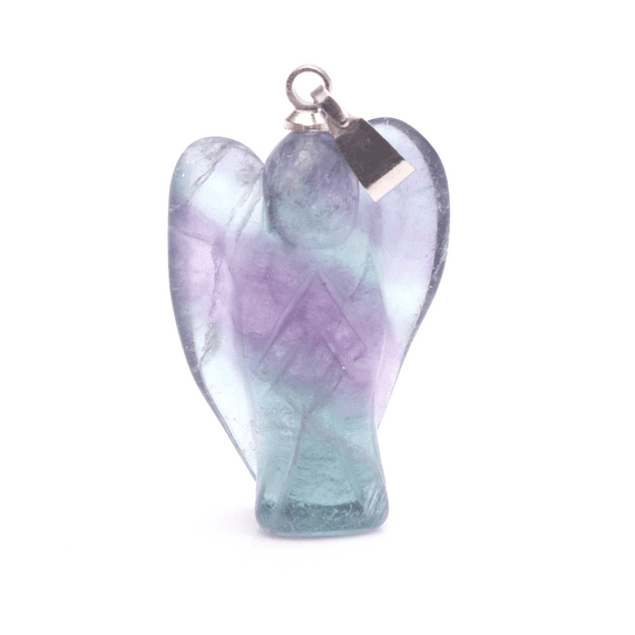 Fluorite Angel Pendant