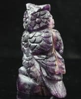 Fluorite Owl Carving 1