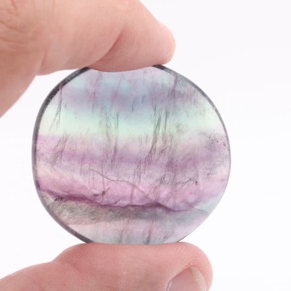 Fluorite Palmstone | Crystals For Healing