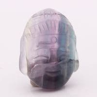 Fluorite Thai Buddha Head Carving 9