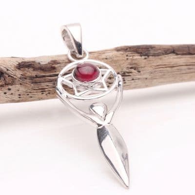 Garnet Goddess Pentagram 1