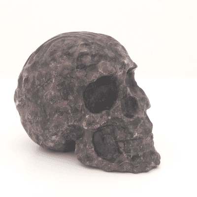 Garnet in Mica Skulls