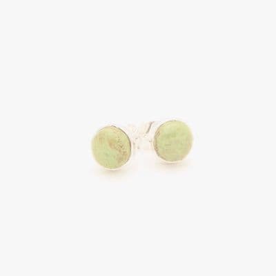 Gaspeite Stud Earrings 1