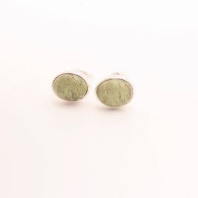 Gaspeite Stud Earrings 4