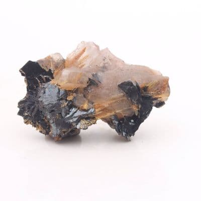 Golden Rutile with Hematite 17