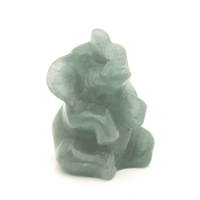Green Aventurine  Baby Elephant 2