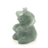 Green Aventurine Baby Elephant