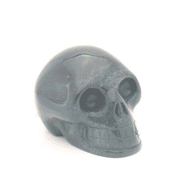 Green Jasper Skull 1