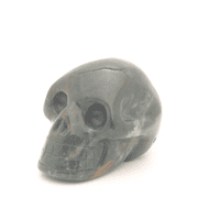 Green Jasper Skull