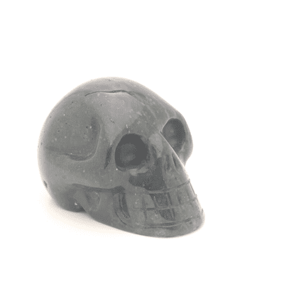 Green Jasper Skull 3