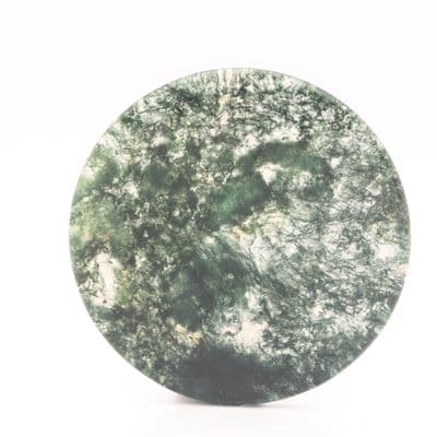 Green Moss Agate Disk 2
