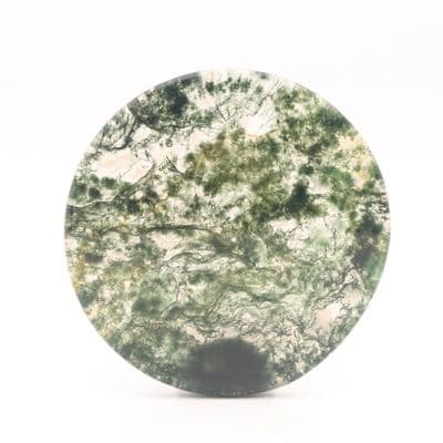 Green Moss Agate Disk 7