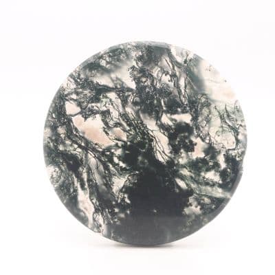 Green Moss Agate Disk 8