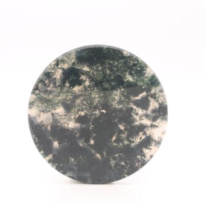 Green Moss Agate Disk 9