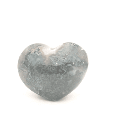 Green Moss Agate Hearts