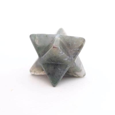Green Moss Agate Merkaba 1