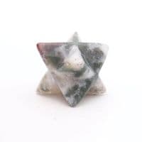 Green Moss Agate Merkaba | KSC Crystals
