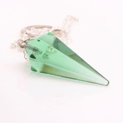 Green Obsidian Pendulum 11