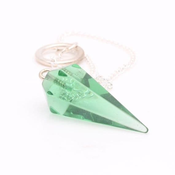 Green Obsidian Pendulum