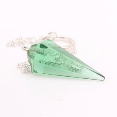 Green Obsidian Pendulum 14