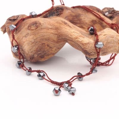 Hematite Cord Necklace (15)