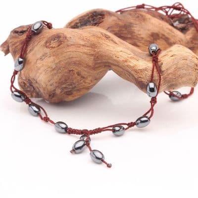 Hematite Cord Necklace (2)