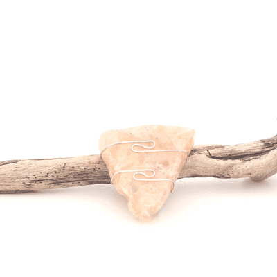Himalaya Red - Gold Azeztulite Pendant 2