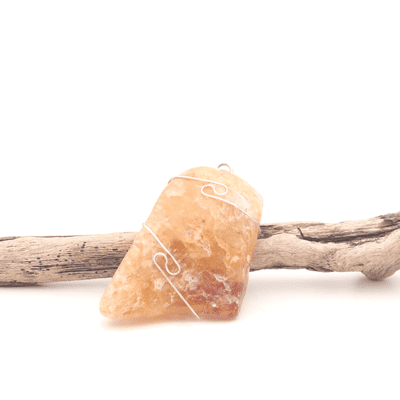 Himalaya Red - Gold Azeztulite Pendant 3