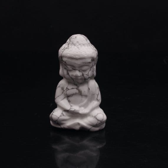 Howlite Buddha | KSC Crystals