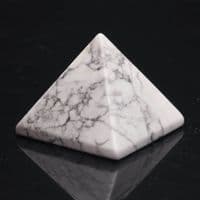 Howlite Pyramid | KSC Crystals
