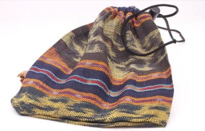 Ikat Drawstring Pouch