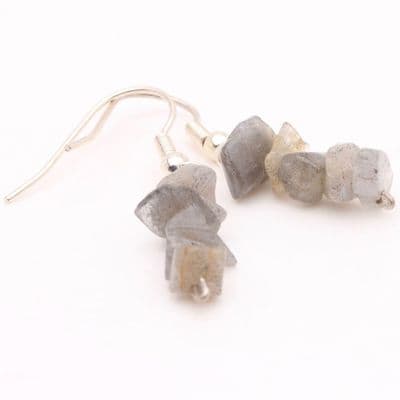 Labradorite Chip Earrings