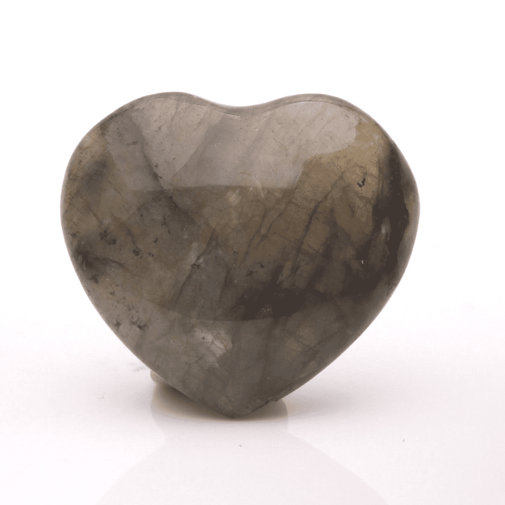 Labradorite Heart