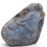 Labradorite Wolf Head