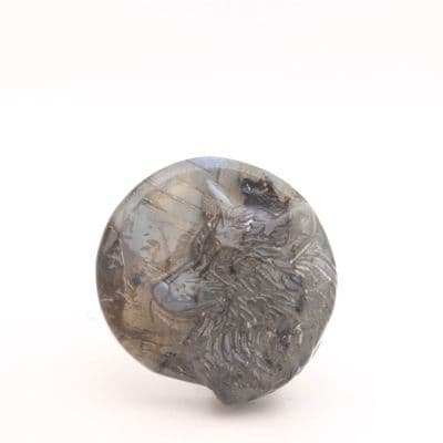 Labradorite Wolf Head 3
