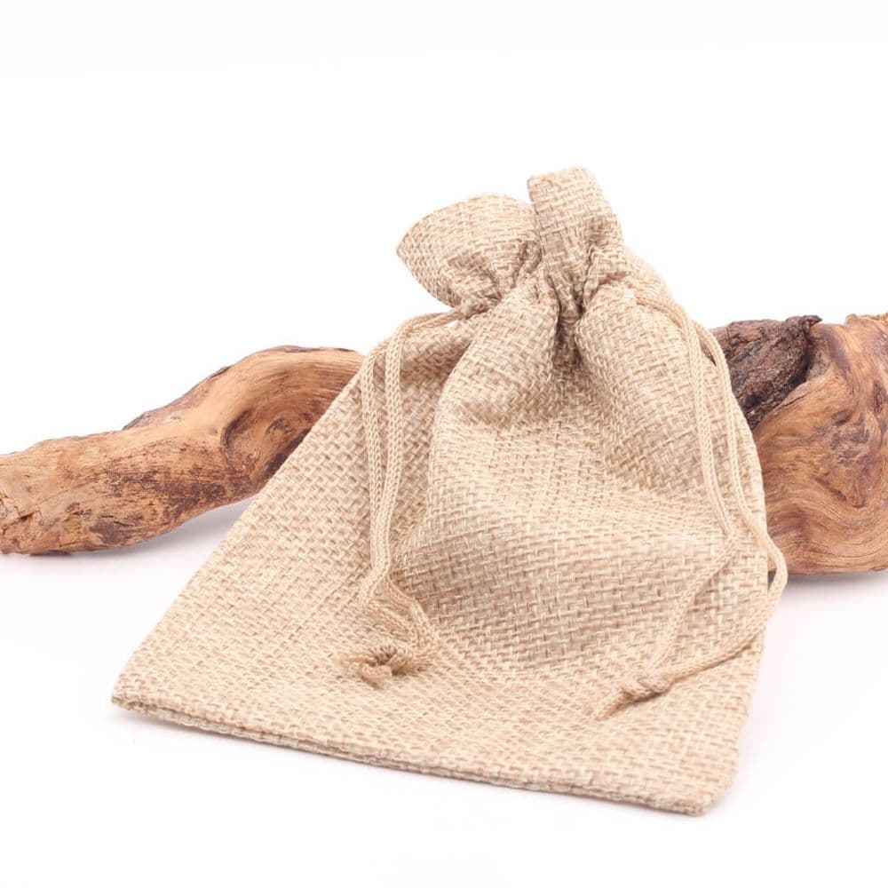 Large Hessian Drawstring Bag 1