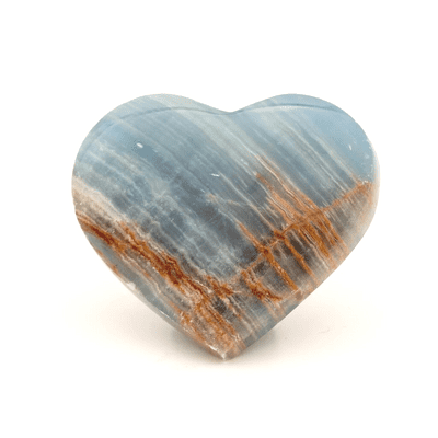 Lemurian Aquatine Calcite Hearts