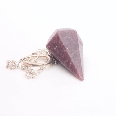 Lepidolite Pendulum 10