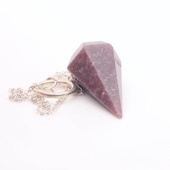 Lepidolite Pendulum | KSC Crystals