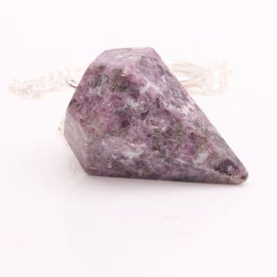 Lepidolite Pendulum 13