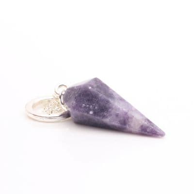 Lepidolite Pendulum 16