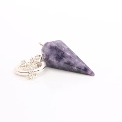 Lepidolite Pendulum 19