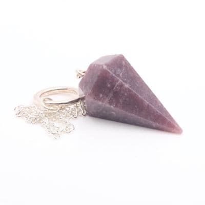 Lepidolite Pendulum 3