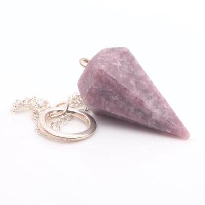 Lepidolite Pendulum 4
