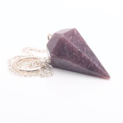 Lepidolite Pendulum 5
