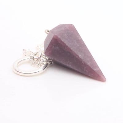Lepidolite Pendulum 6