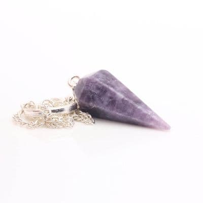 Lepidolite Pendulum 7