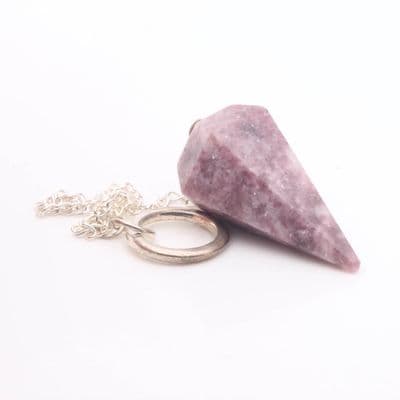 Lepidolite Pendulum 8