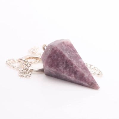 Lepidolite Pendulum 9